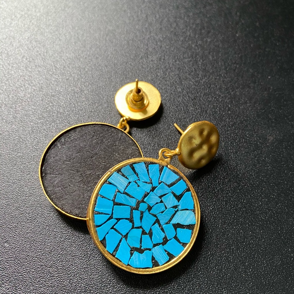 Turquoise earrings - Picture 6 of 8